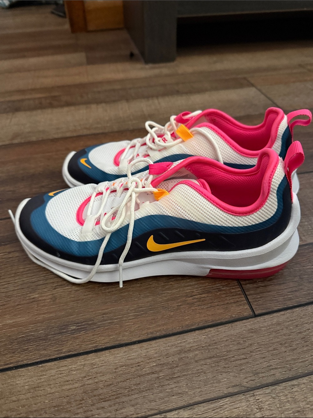 Nike AirMax Women's White Pink Blue Yellow
